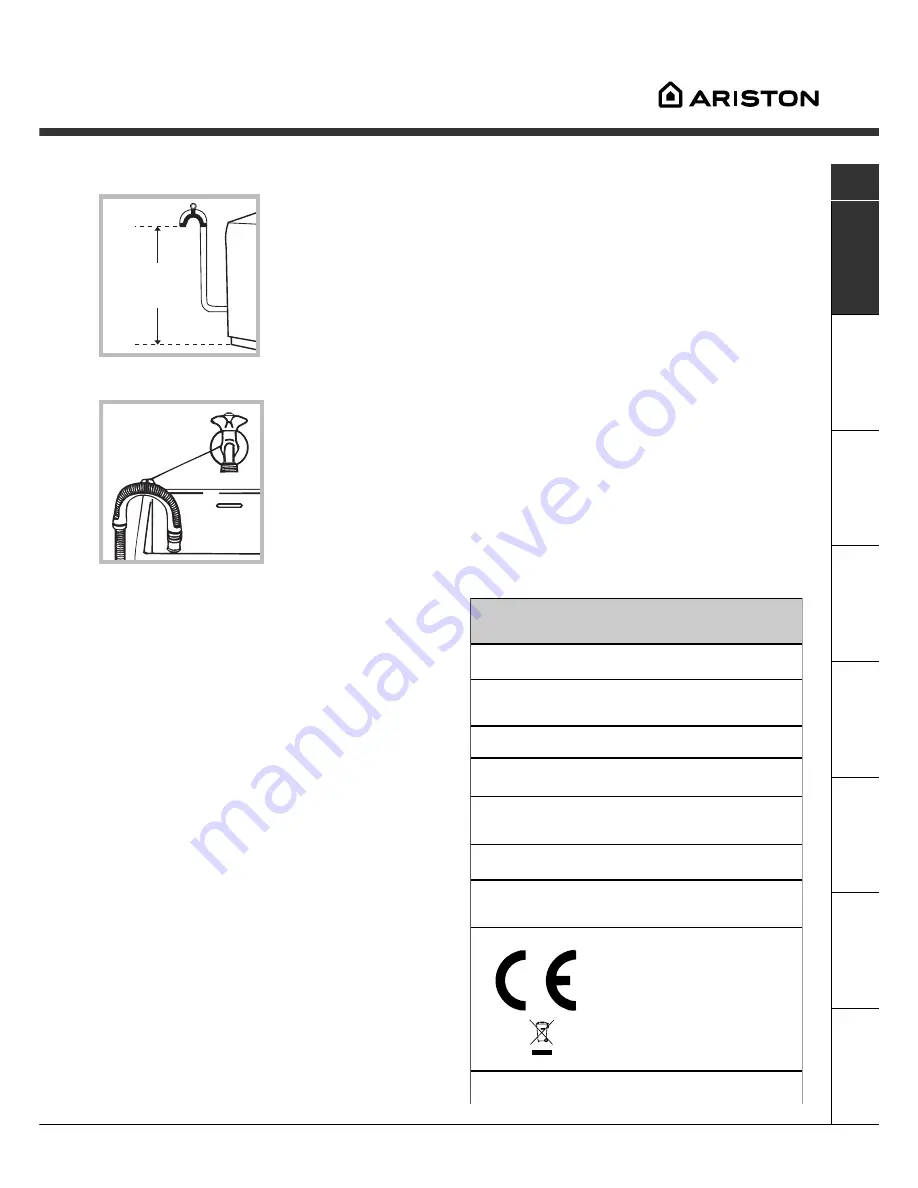 Ariston AVTF 109 (Russian) Инструкция Для Использовальния Download Page 63