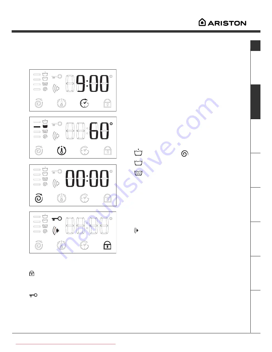 Ariston AVTF 129 Instructions For Use Manual Download Page 5