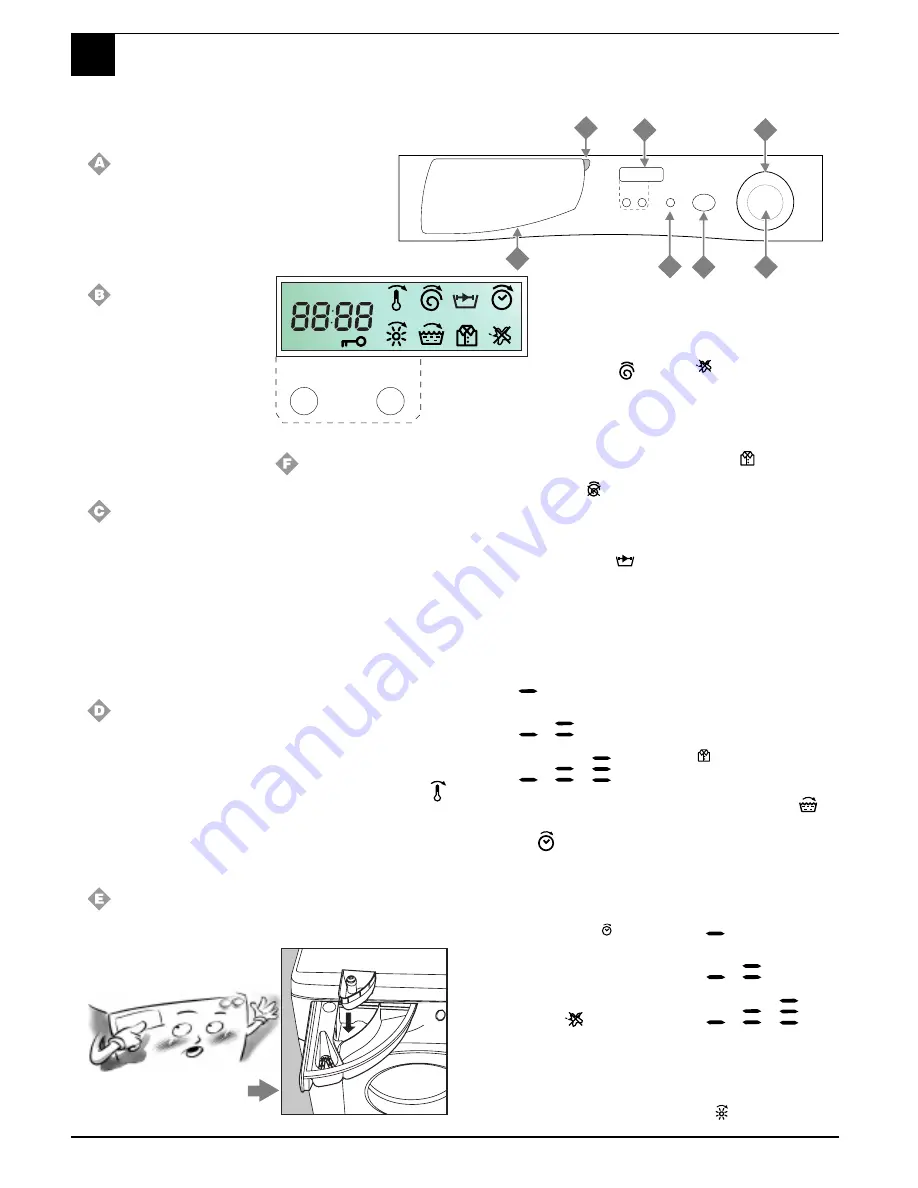 Ariston AXD 100 Instructions For Installation And Use Manual Download Page 20