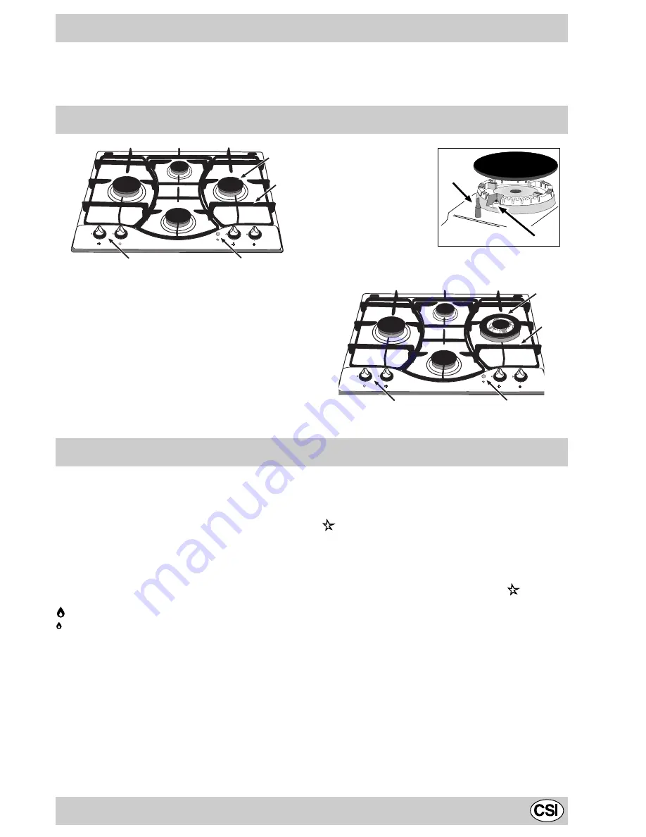 Ariston CISPH 640 MST Operating Instructions Manual Download Page 8