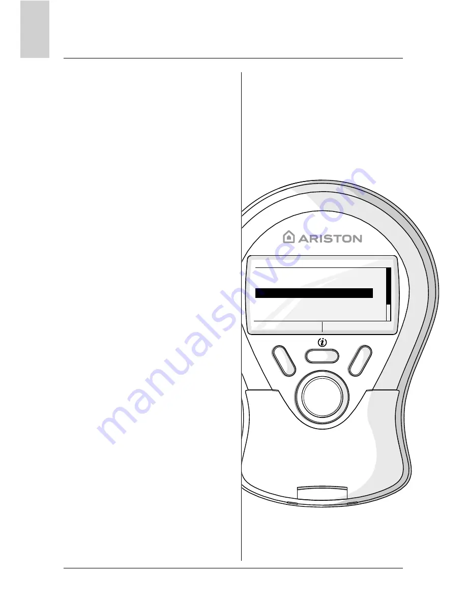 Ariston CLIMA MANAGER Скачать руководство пользователя страница 104