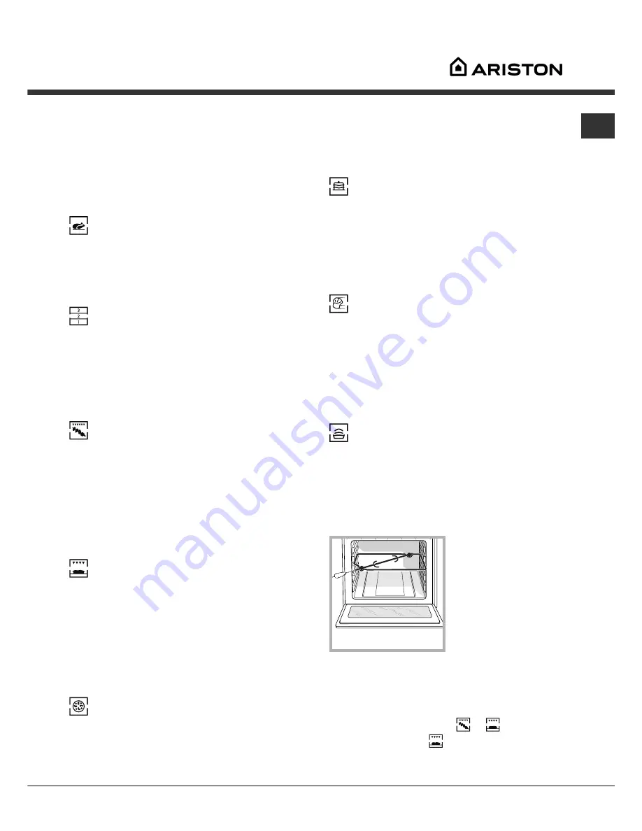 Ariston F 87 V.1 Operating Instructions Manual Download Page 27