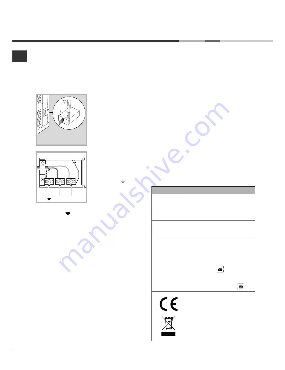 Ariston F 87 V.1 Operating Instructions Manual Download Page 44