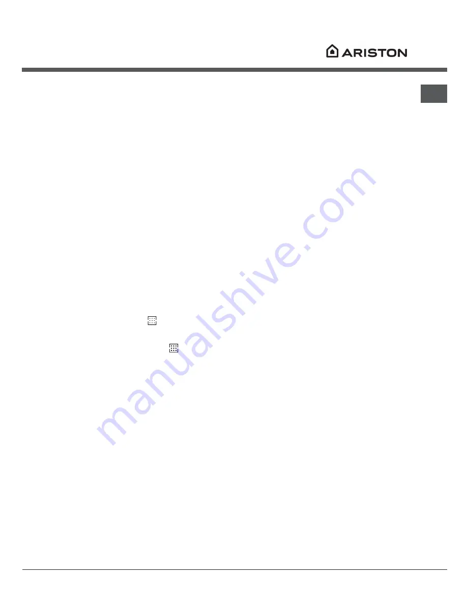 Ariston FQ61P.1 Operating Instructions Manual Download Page 51