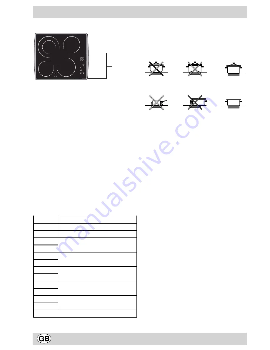 Ariston KT 6001 H User Instruction Book Download Page 12