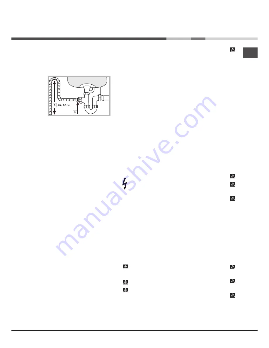 Ariston LFB 5B010 Operating Instructions Manual Download Page 31