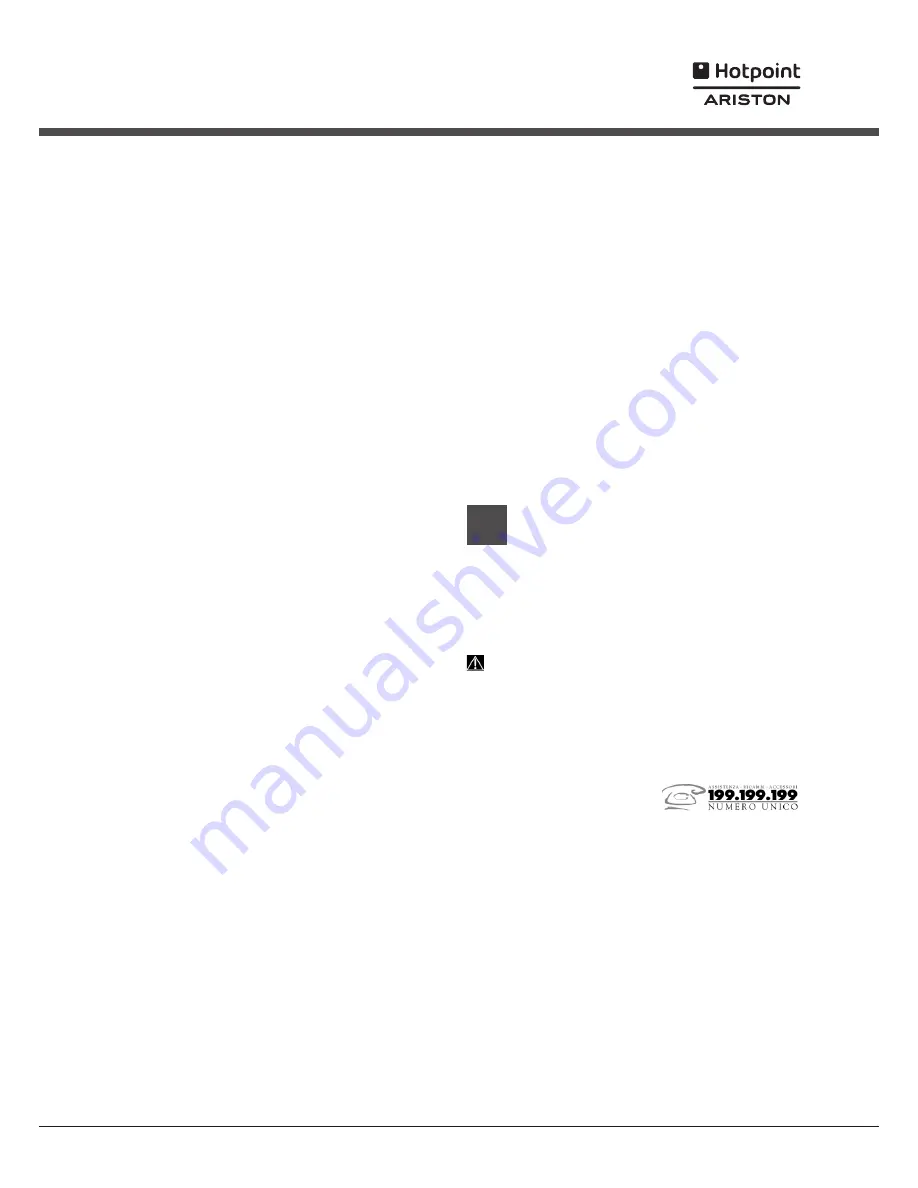 Ariston LFD 11m132 Operating Instructions Manual Download Page 9