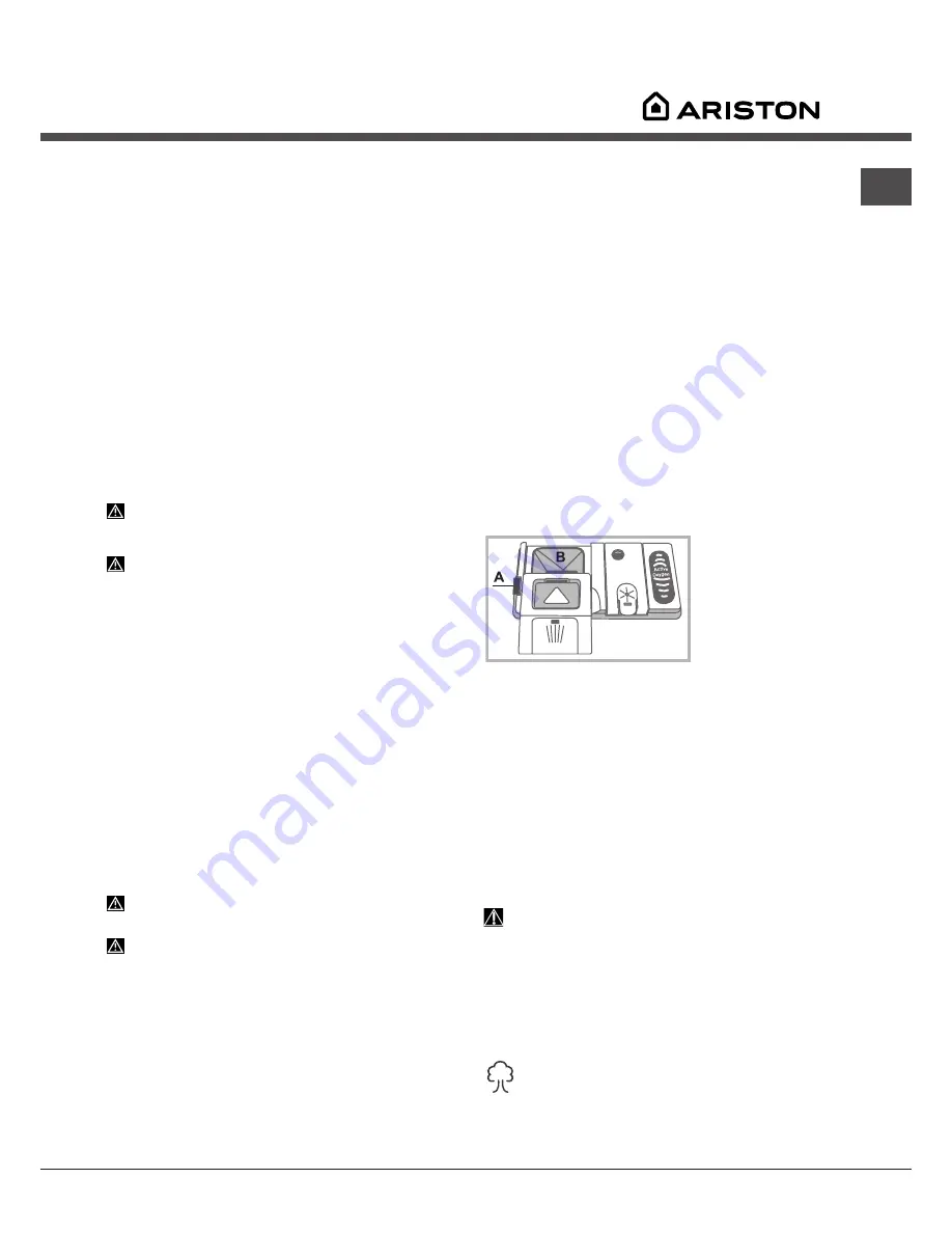 Ariston LFD 11S123 Operating Instructions Manual Download Page 11