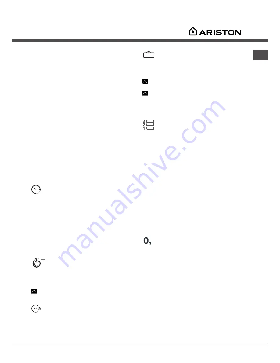 Ariston LFD 11S123 Operating Instructions Manual Download Page 13