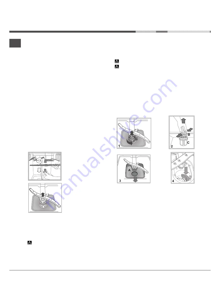 Ariston LFD 11S123 Operating Instructions Manual Download Page 14