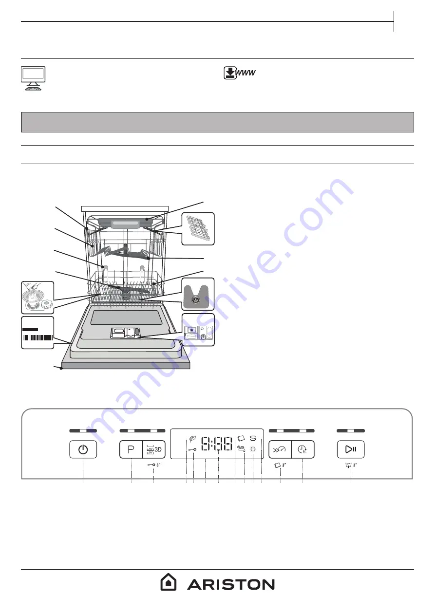 Ariston LFO 3P31 WL Скачать руководство пользователя страница 1