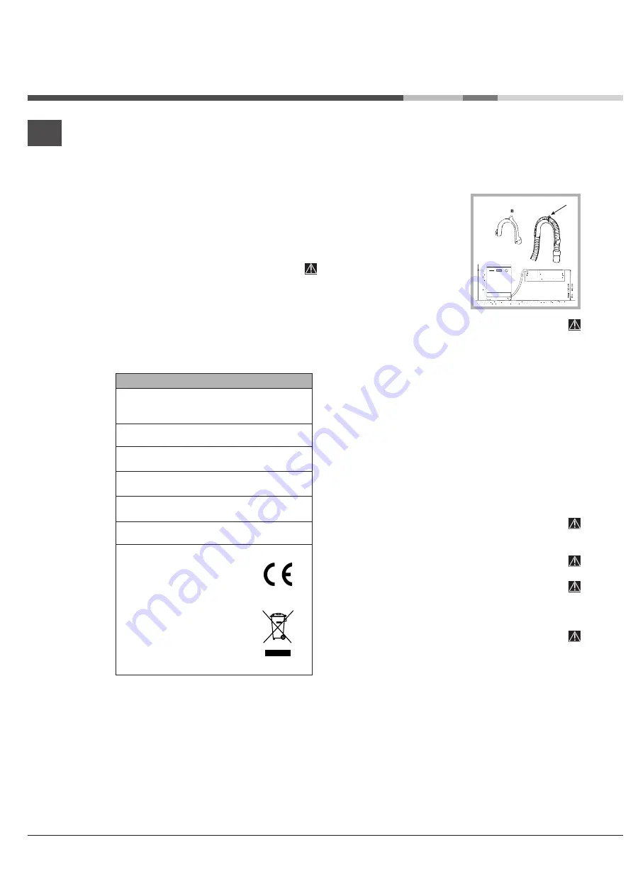 Ariston LFZ 3284 Operating Instructions Manual Download Page 16