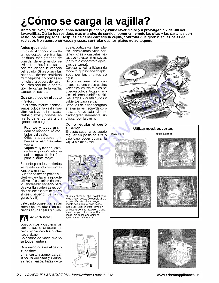 Ariston LI 640 I-B-S-W Care And Use Manual Download Page 27