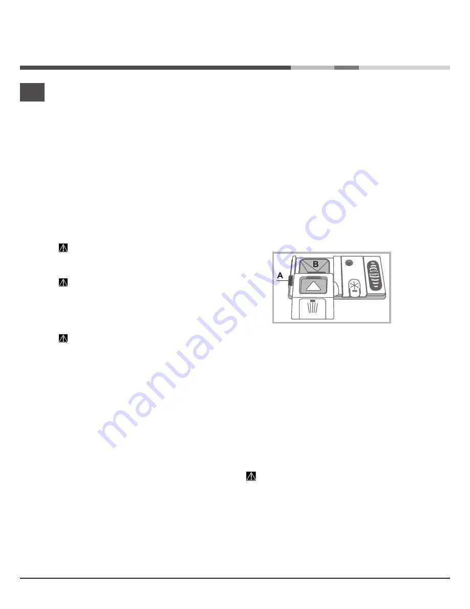 Ariston LTF 11H132 Operating Instructions Manual Download Page 22