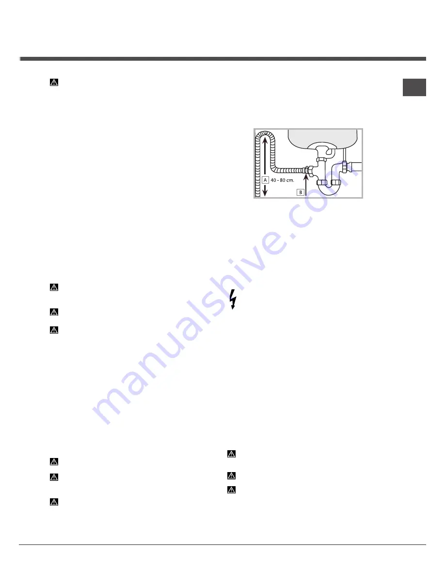 Ariston LTF 11H132 Operating Instructions Manual Download Page 57