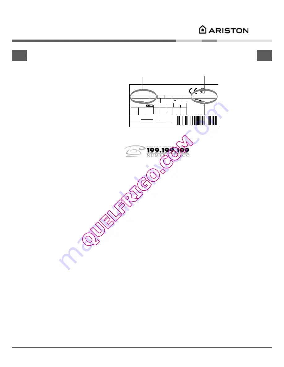 Ariston MBL 1811 S Operating Instructions Manual Download Page 11