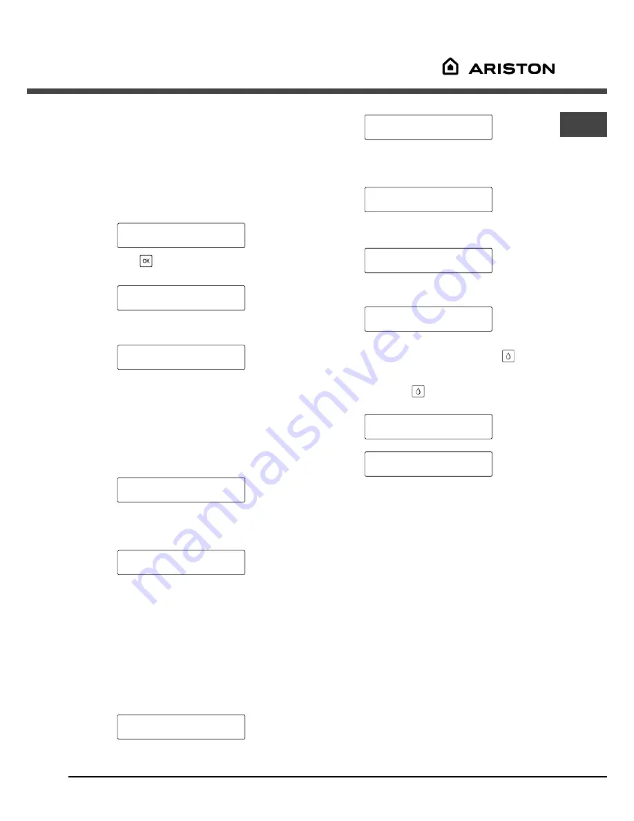 Ariston MCA 15 NA Instructions For Use Manual Download Page 73