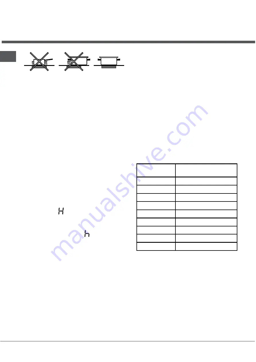 Ariston NIC 641 B Operating Instructions Manual Download Page 19