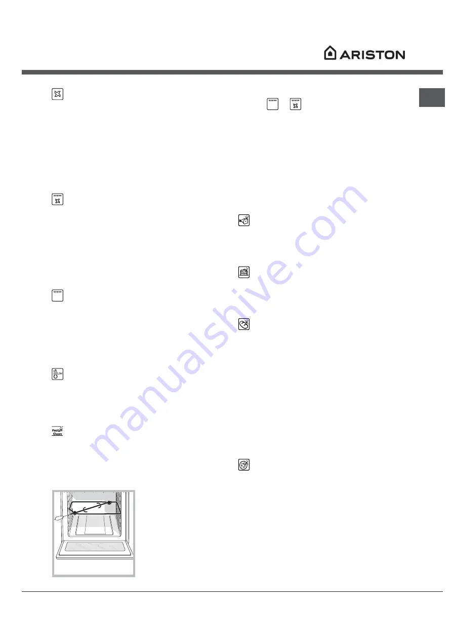 Ariston OS 99D P IX Operating Instructions Manual Download Page 23