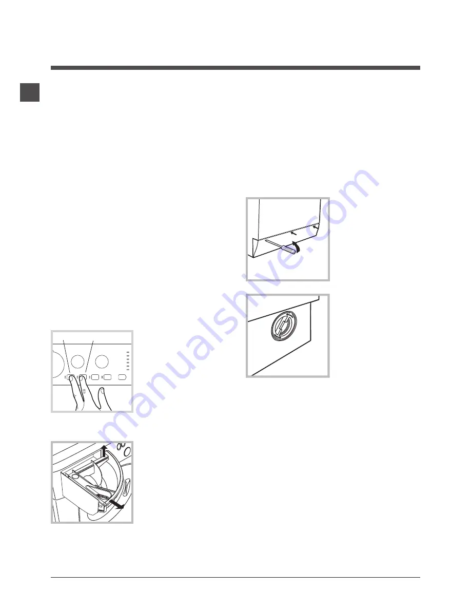 Ariston WDL 862 Instructions For Use Manual Download Page 54