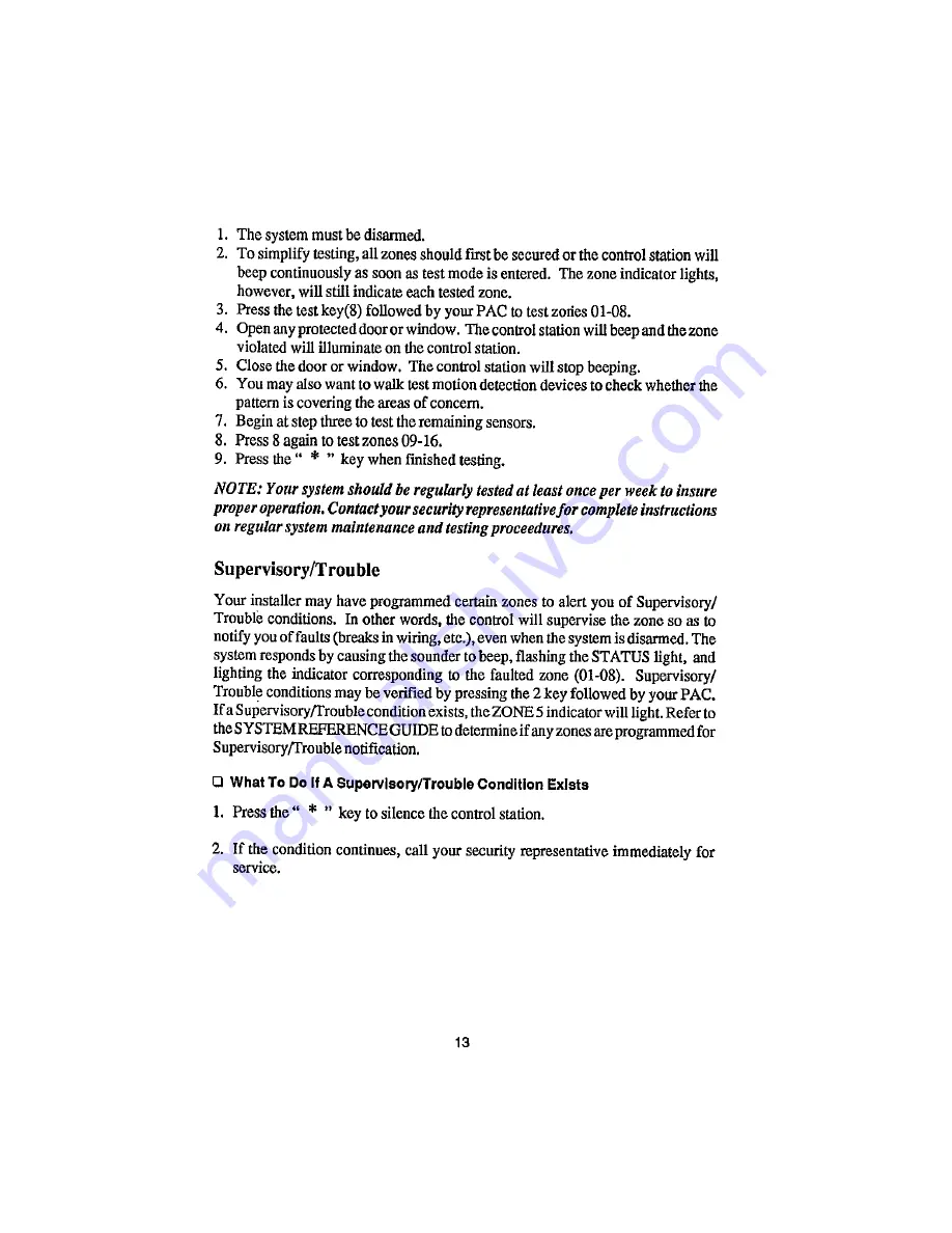 Aritech Atender CS-150 User Manual Download Page 19