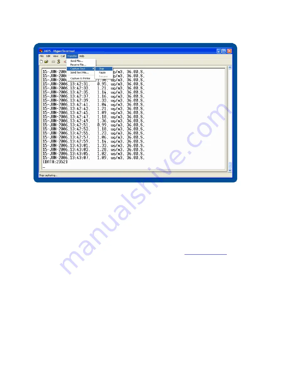 Arizona Instrument JEROME J405 Operation Manual Download Page 53