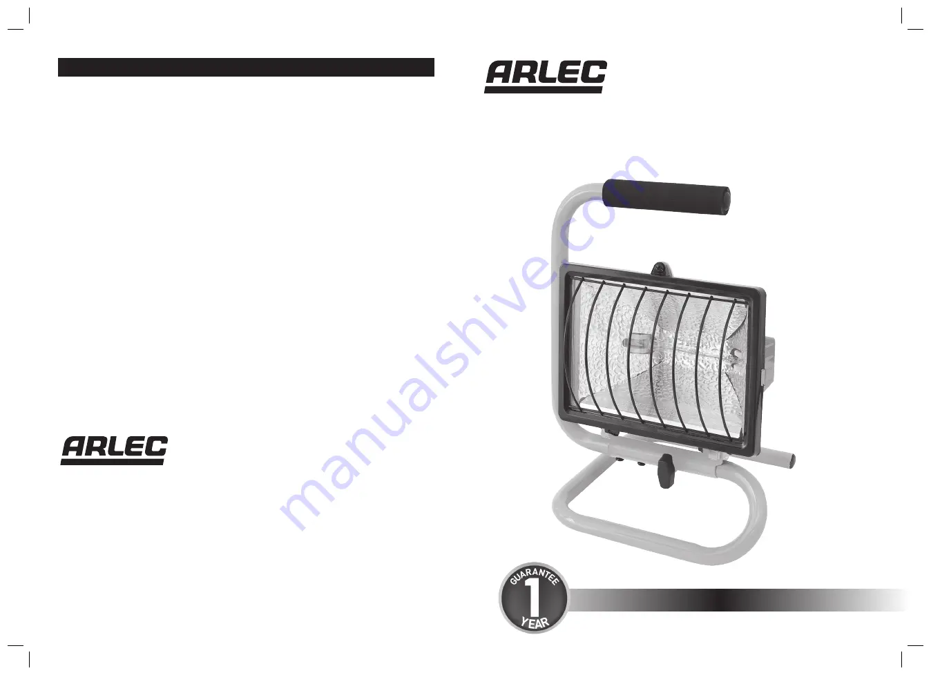 Arlec HL110 Скачать руководство пользователя страница 1