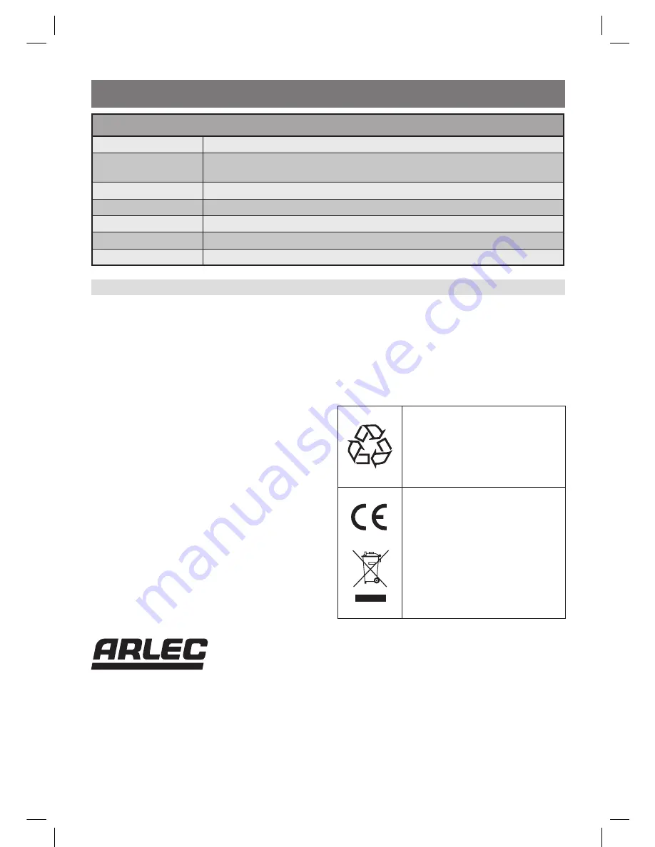 Arlec PA1201GB Instruction Manual Download Page 7