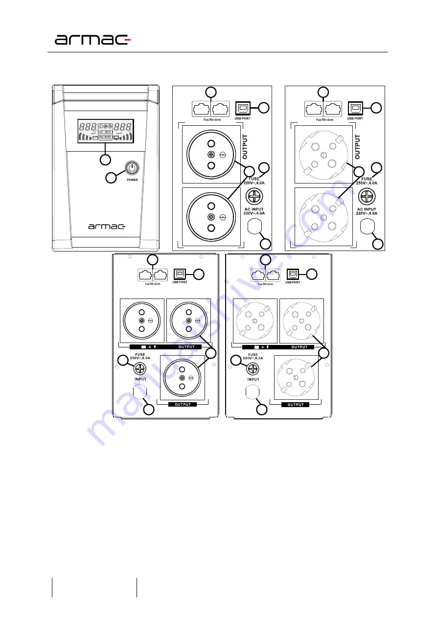 ARMAC OFFICE 1000E LCD Manual Download Page 19