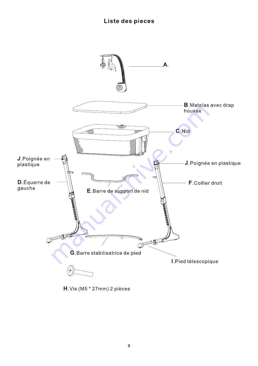 Arm's Reach Co-Sleeper Versatile Instruction Manual Download Page 8