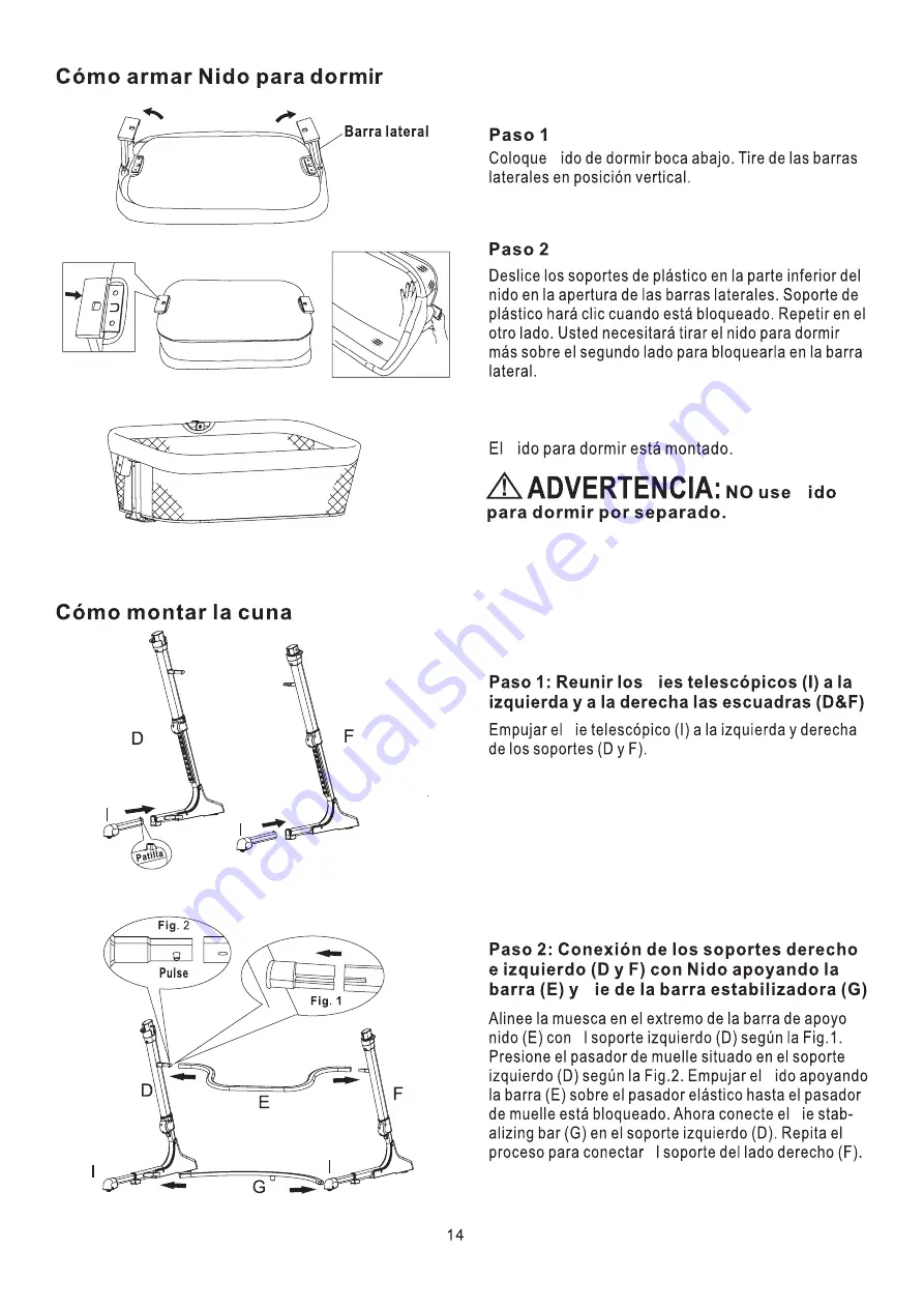 Arm's Reach Co-Sleeper Versatile Instruction Manual Download Page 14