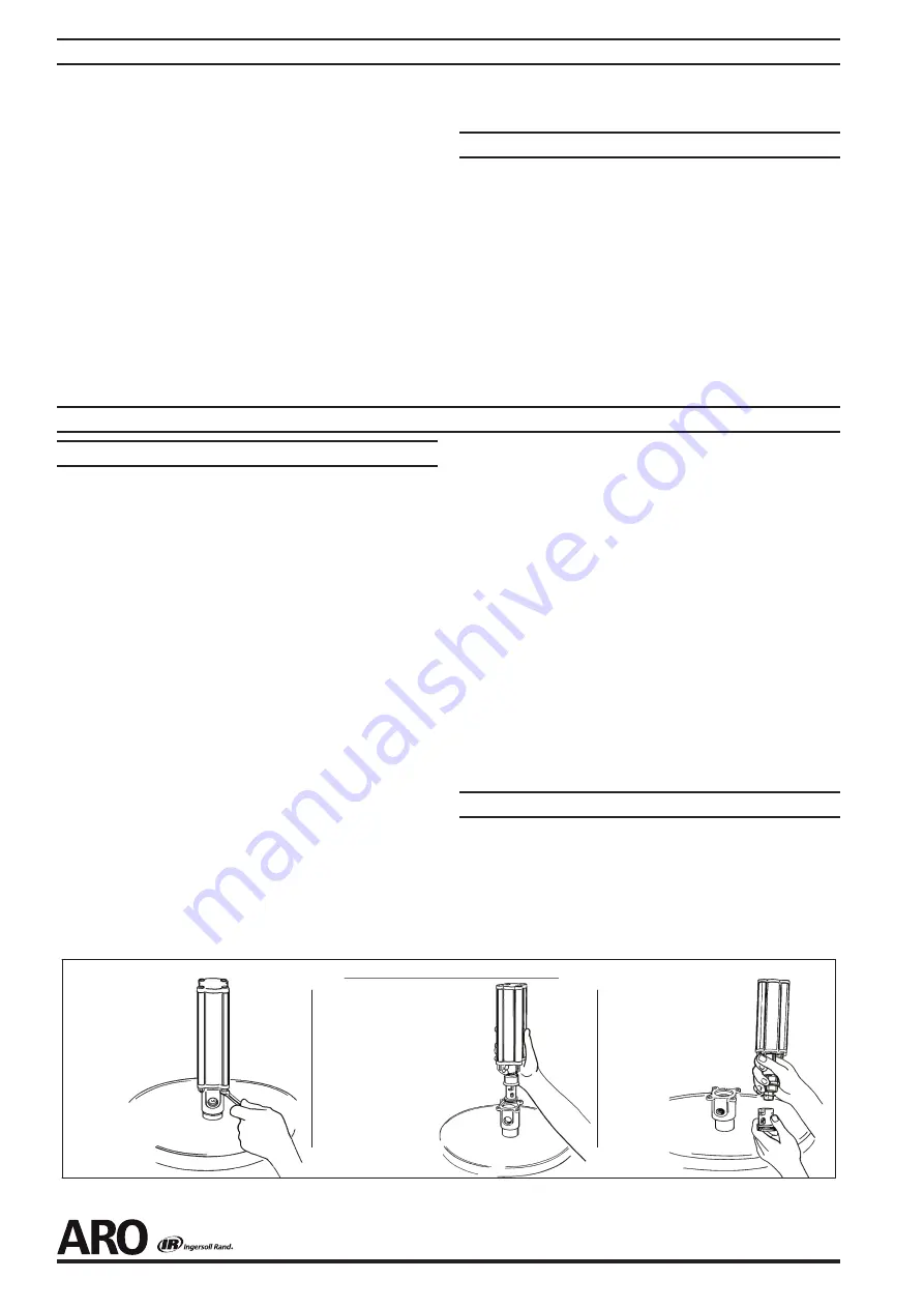 ARO TWO-BALL PUMP Series Скачать руководство пользователя страница 4