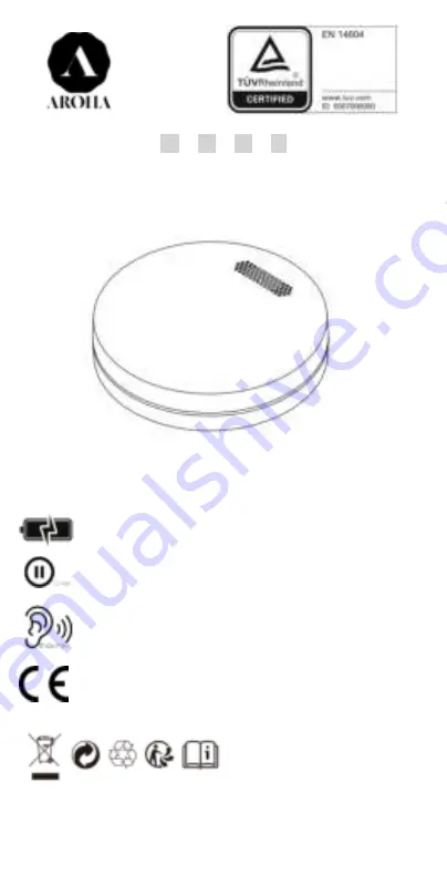 AROHA SM11 Quick Reference Manual Download Page 1