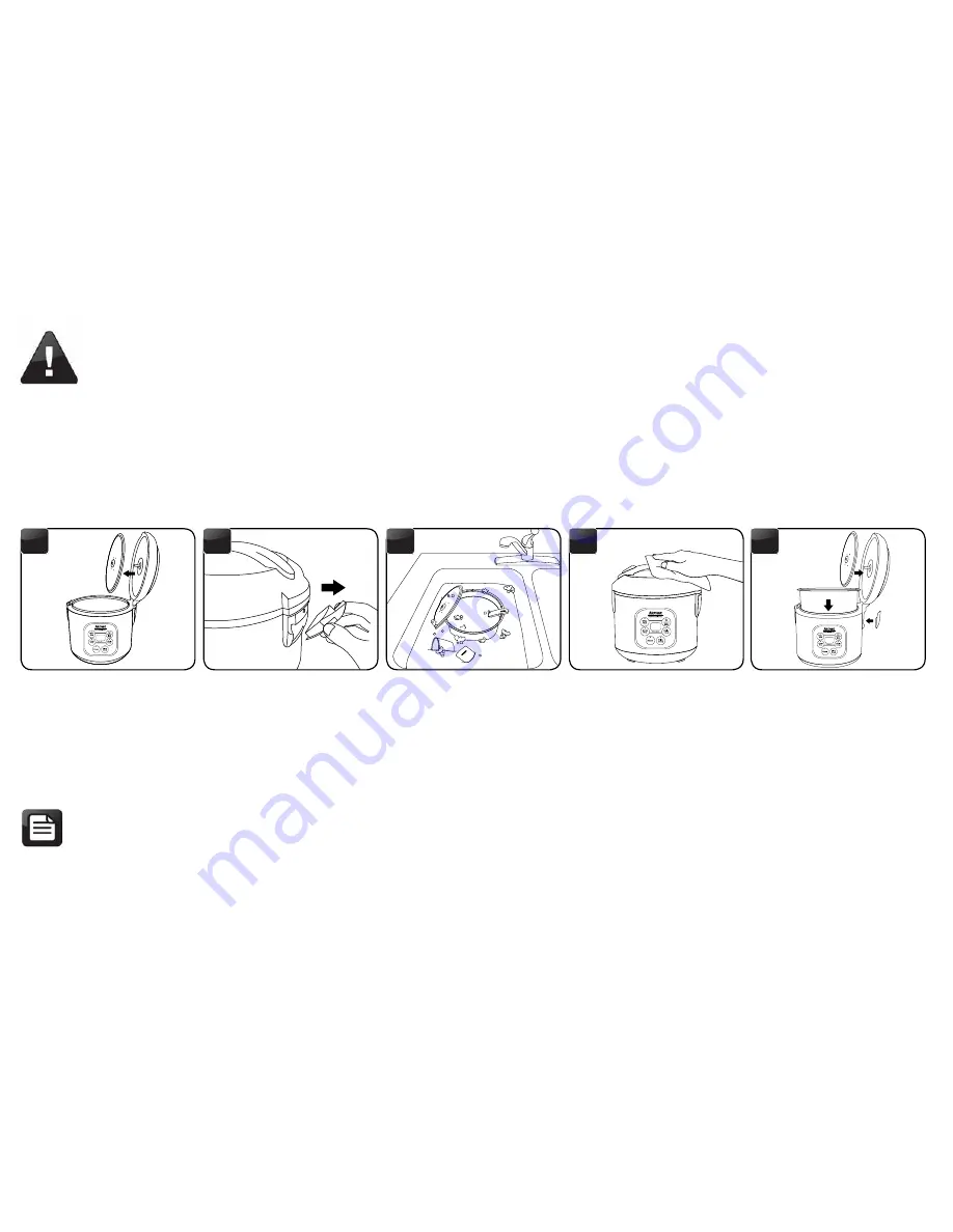 Aroma Professional ARC-934SBD Instruction Manual Download Page 6