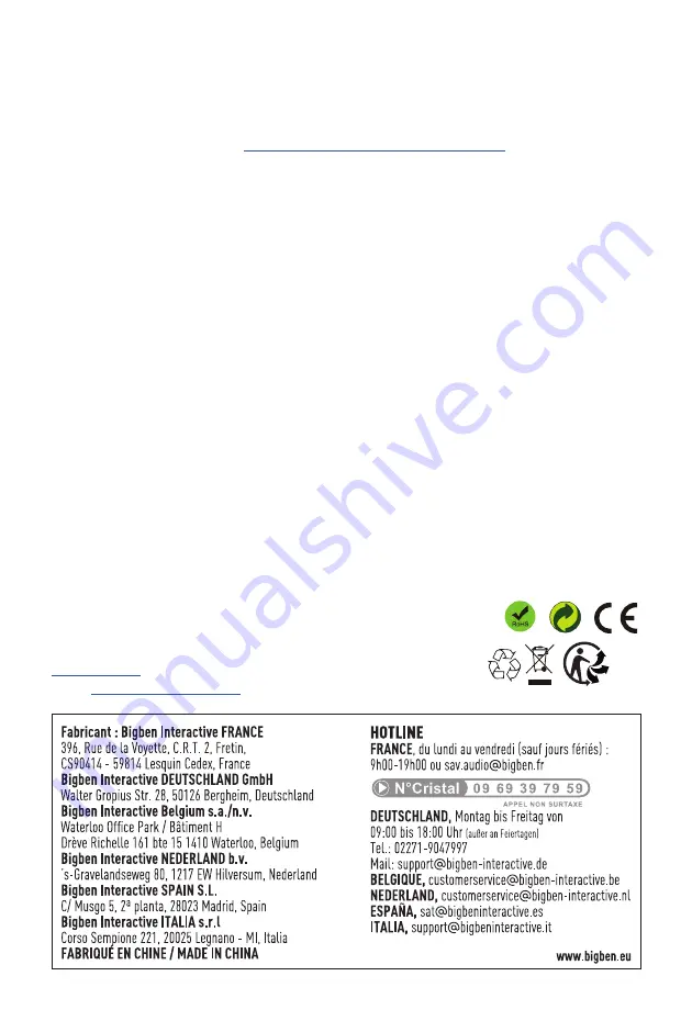 Aromasound AU379372 Operating Instructions Manual Download Page 16