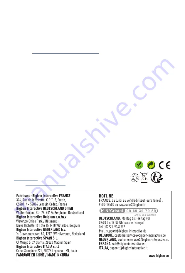 Aromasound AU379372 Operating Instructions Manual Download Page 40