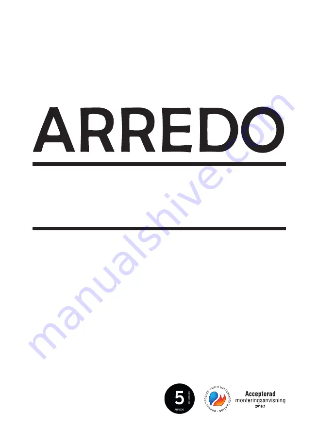 ARREDO BC11151CR Instruction Manual Download Page 1