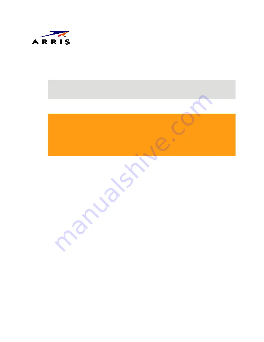 Arris IP805-M User Manual Download Page 1