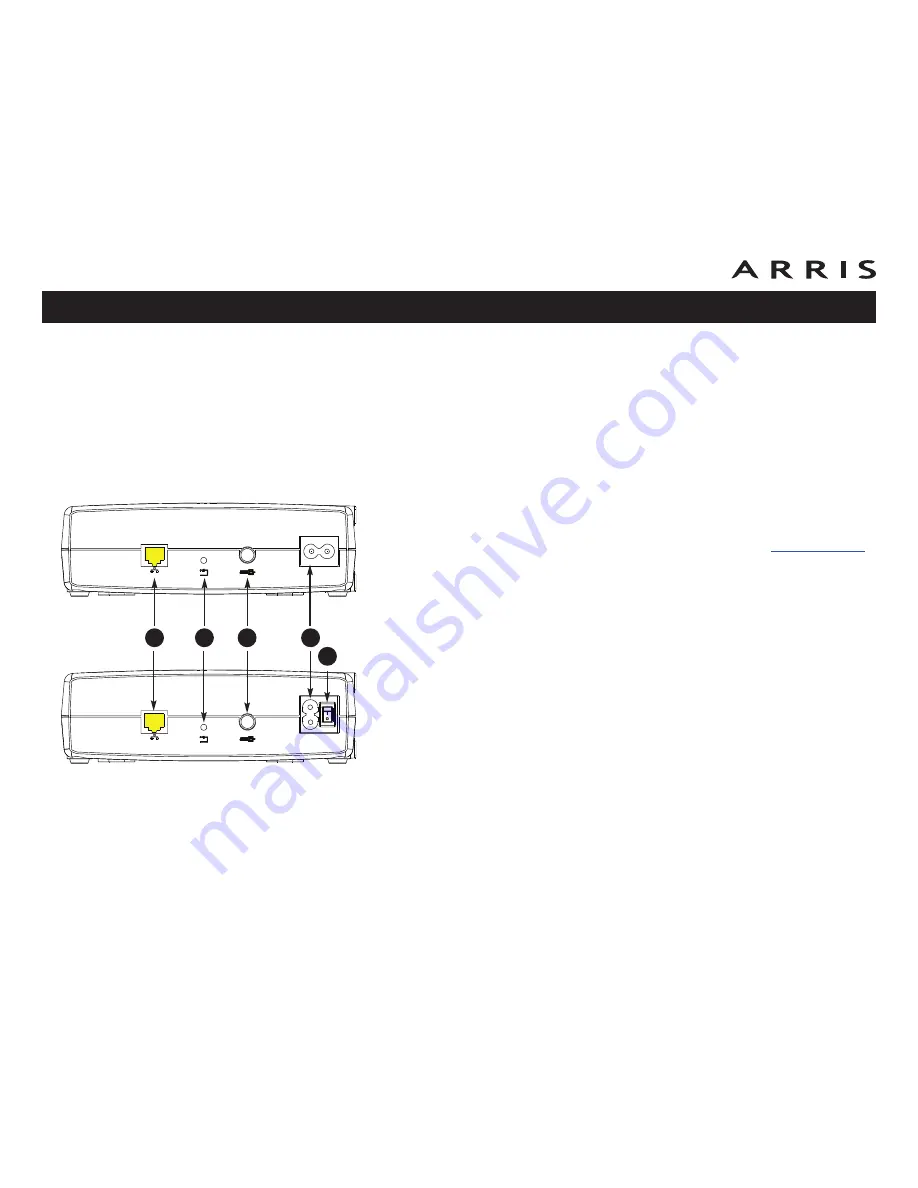 Arris Touchstone CM900 Скачать руководство пользователя страница 18