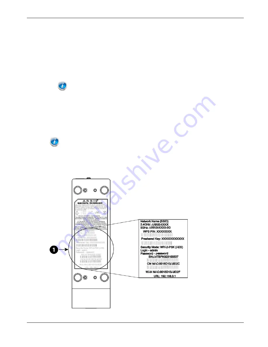 Arris Touchstone DG2470 User Manual Download Page 21