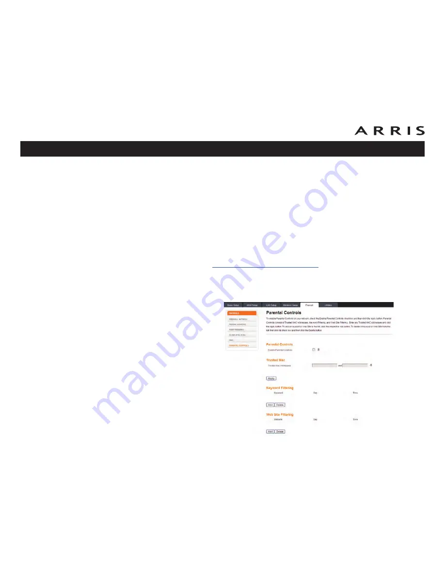 Arris Touchstone TG952 User Manual Download Page 23