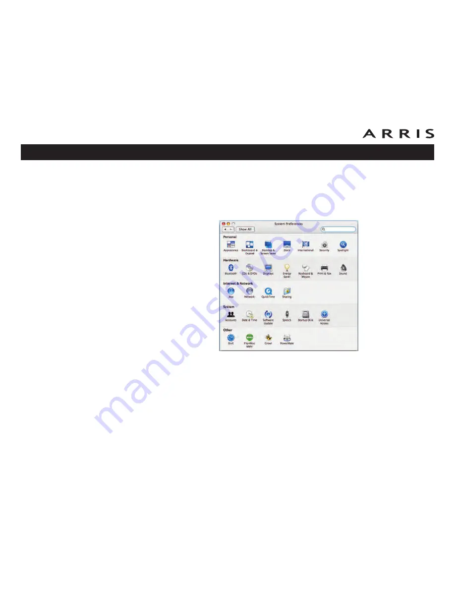 Arris Touchstone TG952 User Manual Download Page 38