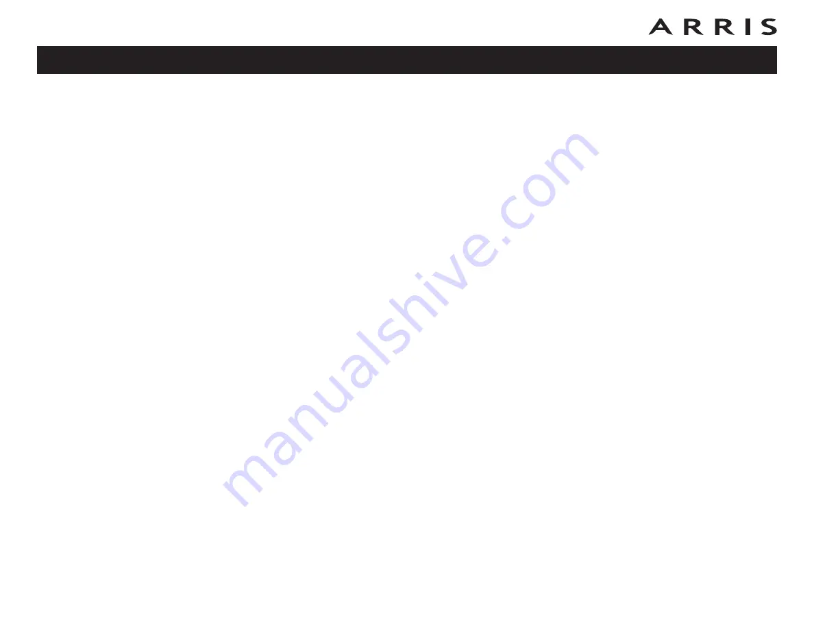 Arris touchstone TM1602 User Manual Download Page 13