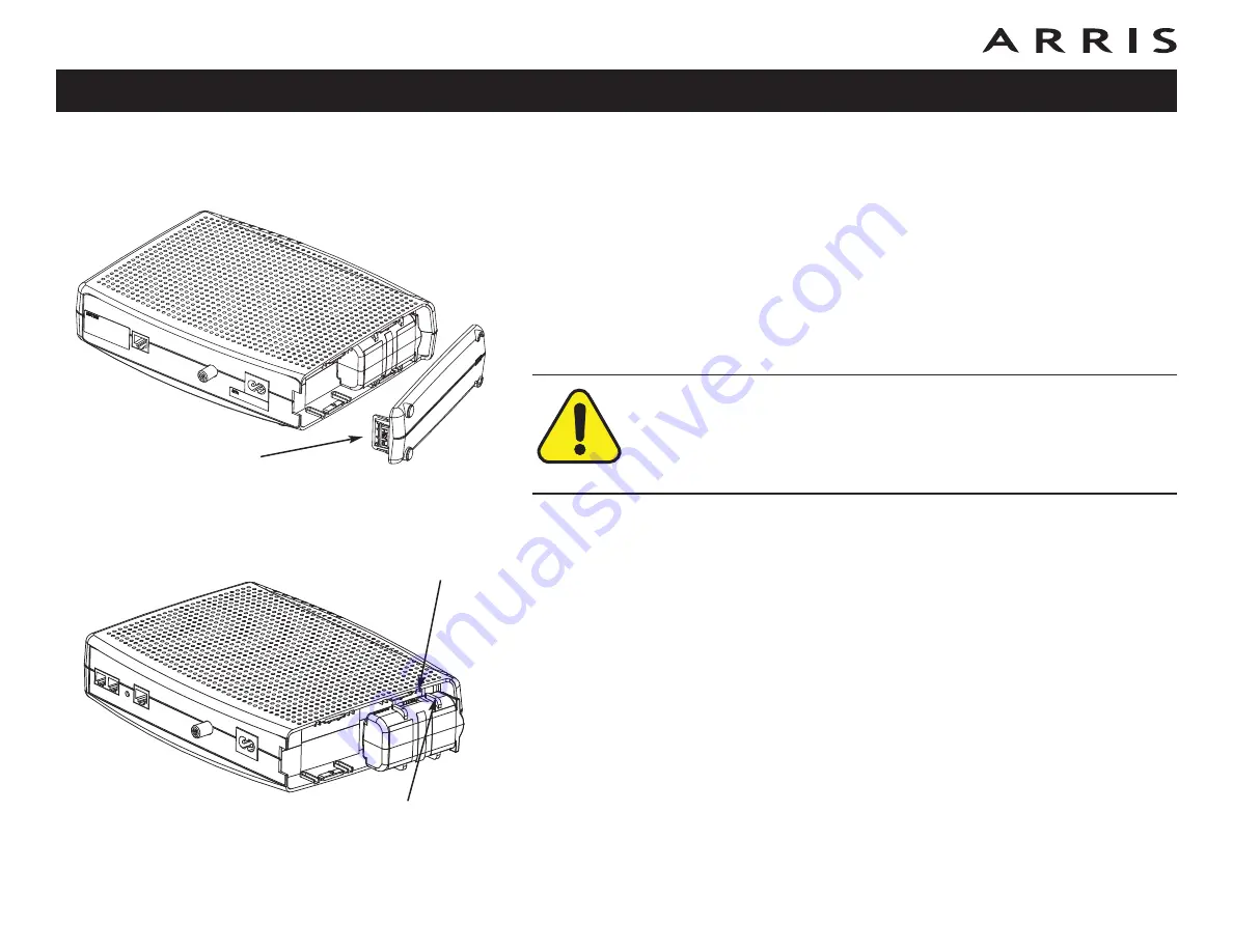 Arris touchstone TM1602 Скачать руководство пользователя страница 15