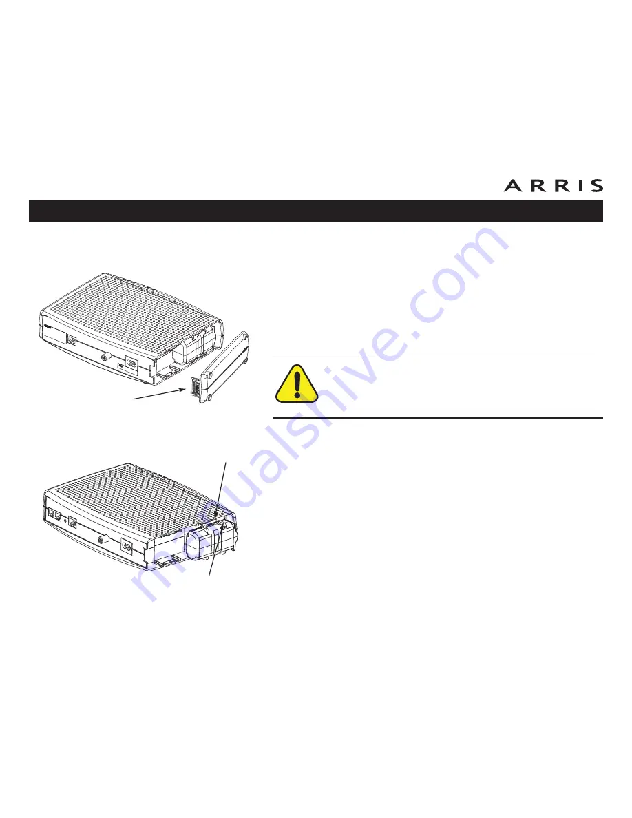 Arris Touchstone TM802 User Manual Download Page 14