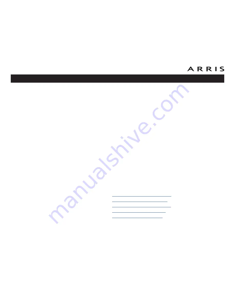 Arris Touchstone TM802 User Manual Download Page 24