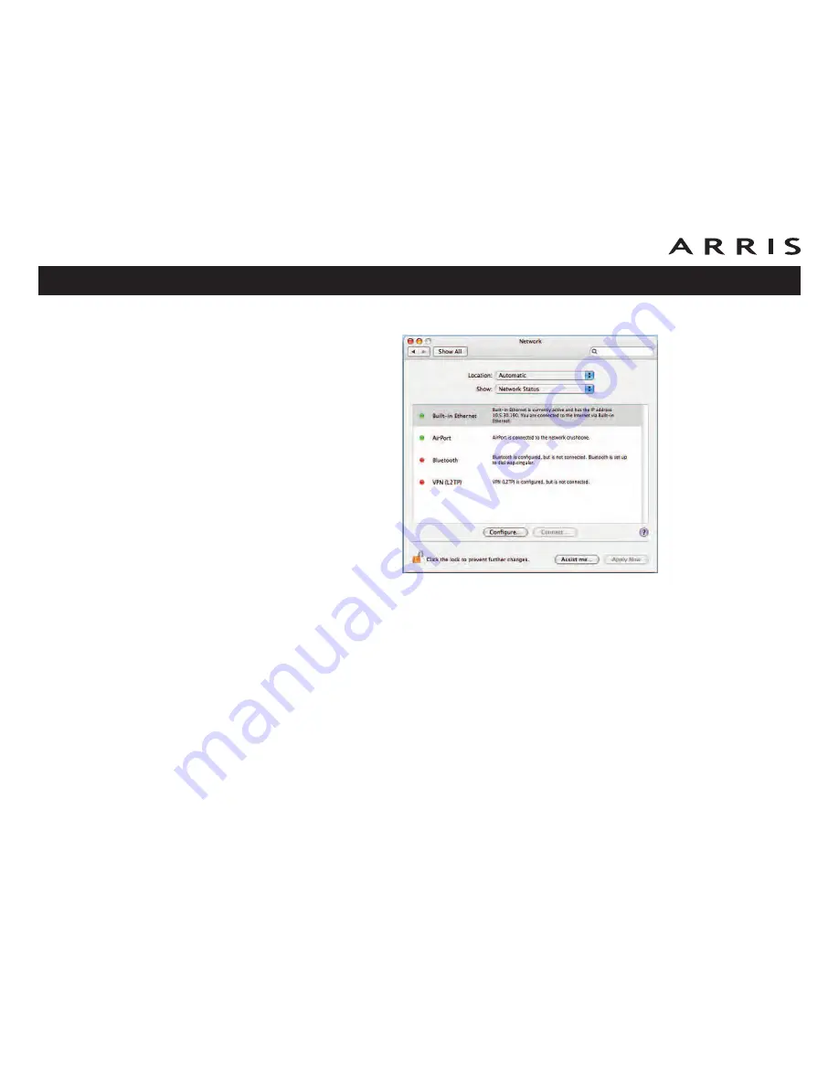 Arris Touchstone TM802 User Manual Download Page 38