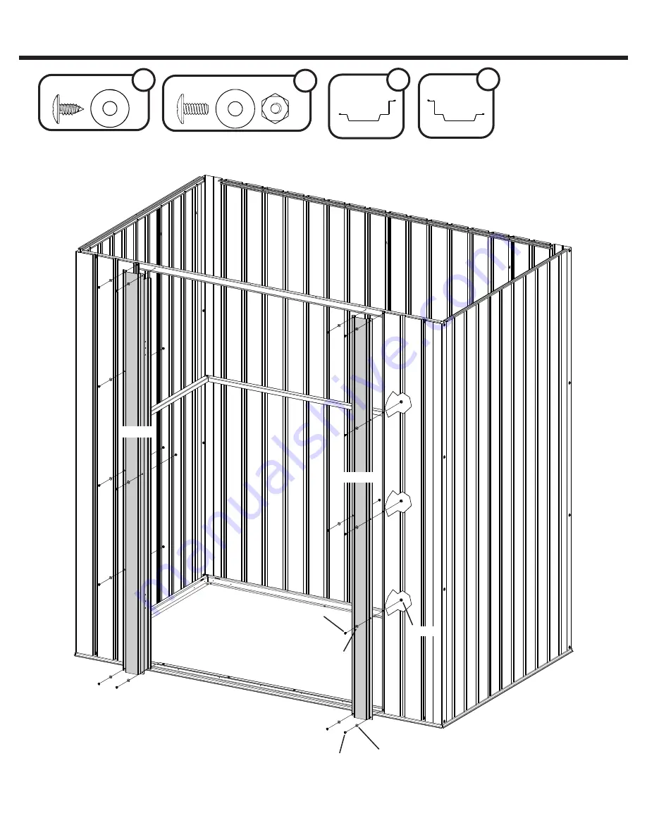 Arrow Storage Products EP64AB Owner'S Manual & Assembly Manual Download Page 22