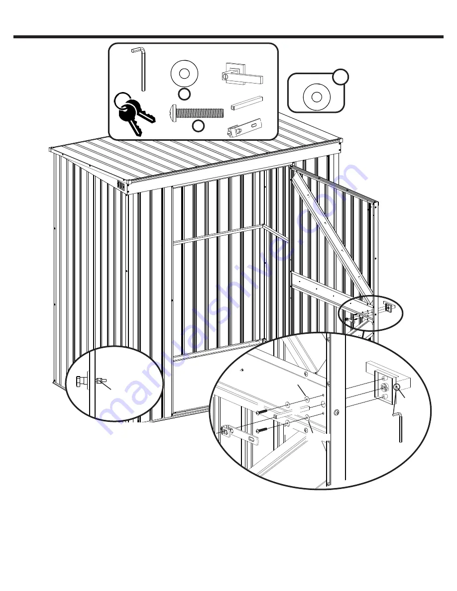 Arrow Storage Products EP64AB Owner'S Manual & Assembly Manual Download Page 33