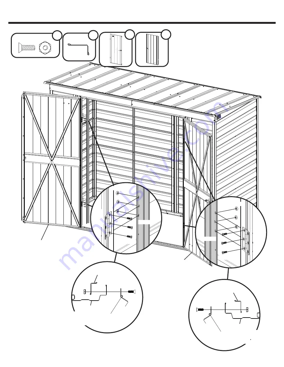 Arrow Storage Products SCP84BG Owner'S Manual & Assembly Manual Download Page 35